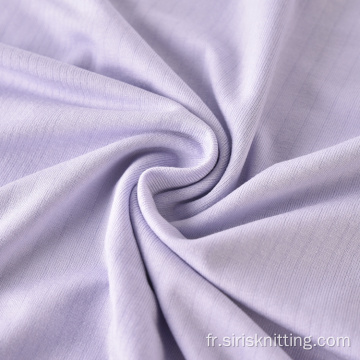 Reviva Viscose Spandex Drop Needle Jersey Tissu